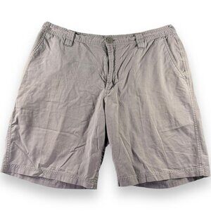 Columbia Sportswear Shorts Mens Size 68 Gray Chino, Hiking 10 Inch